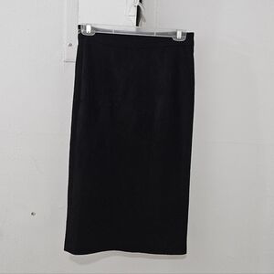 Guess Faux Suede Midi Pencil Skirt